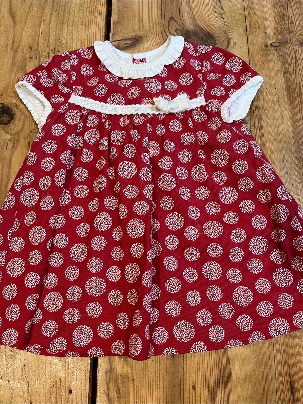 MAYORAL 12M Red Printed Holiday Special Occasion Dress